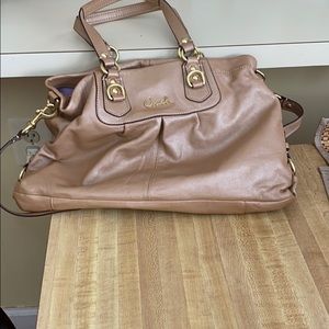 Coach gold pocketbook